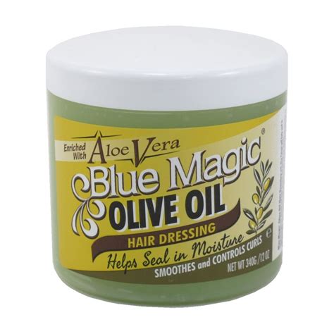 Blue maic olive oil